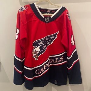 Tom Wilson Washington Capitals Reverse Retro Hockey Jersey